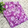 Purple floral printed Co-ordset in Soft Cotton