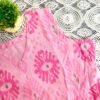 Cotton pink printed sleeveless top