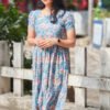 Cotton Hakoba floral printed frock